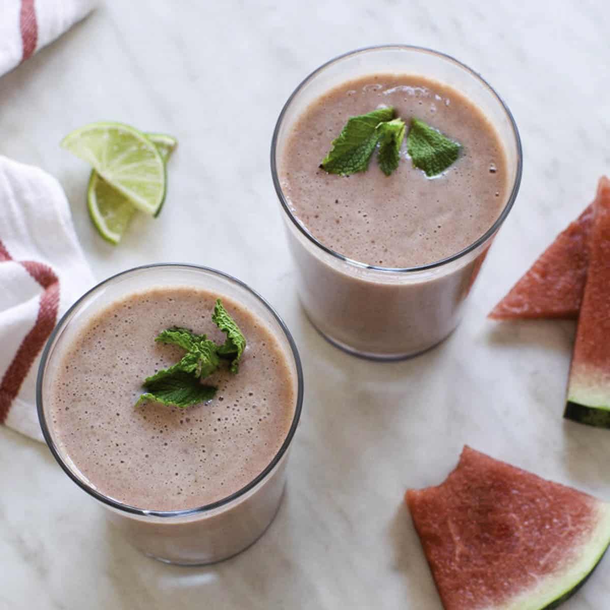 Watermelon Mango Smoothie Recipe-image