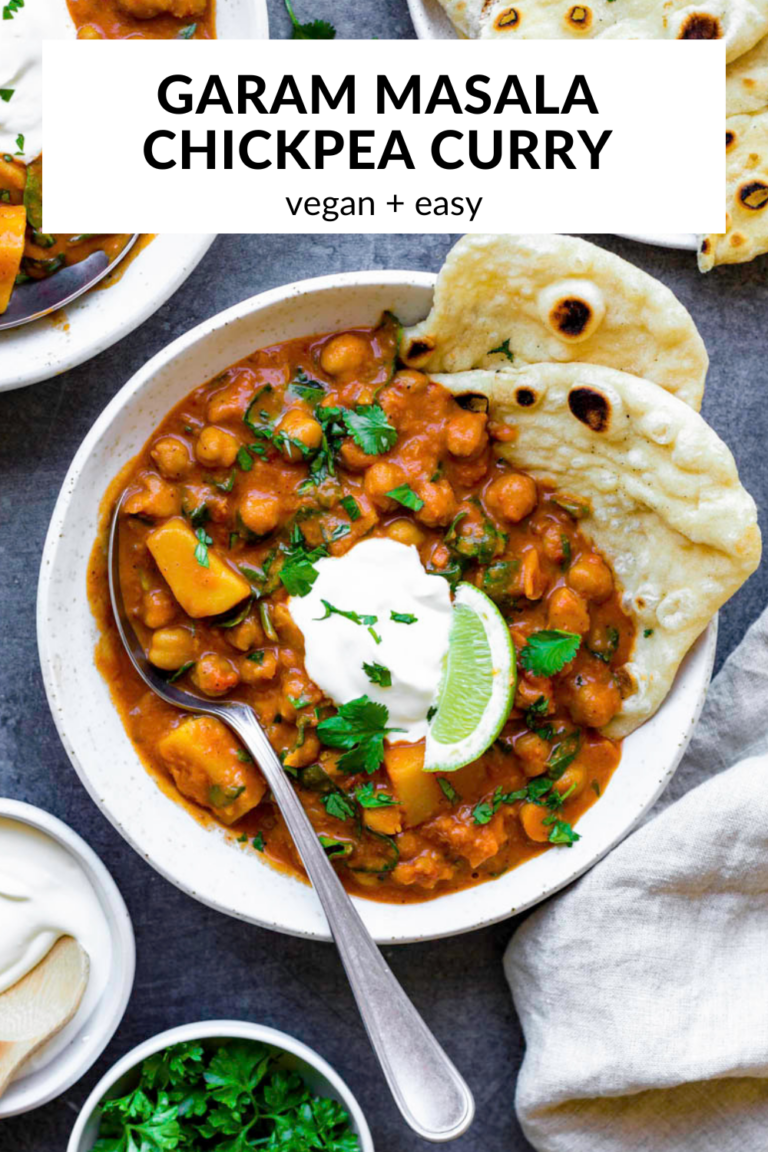 Garam Masala Curry Recipe with Chickpeas Sunglow Kitchen