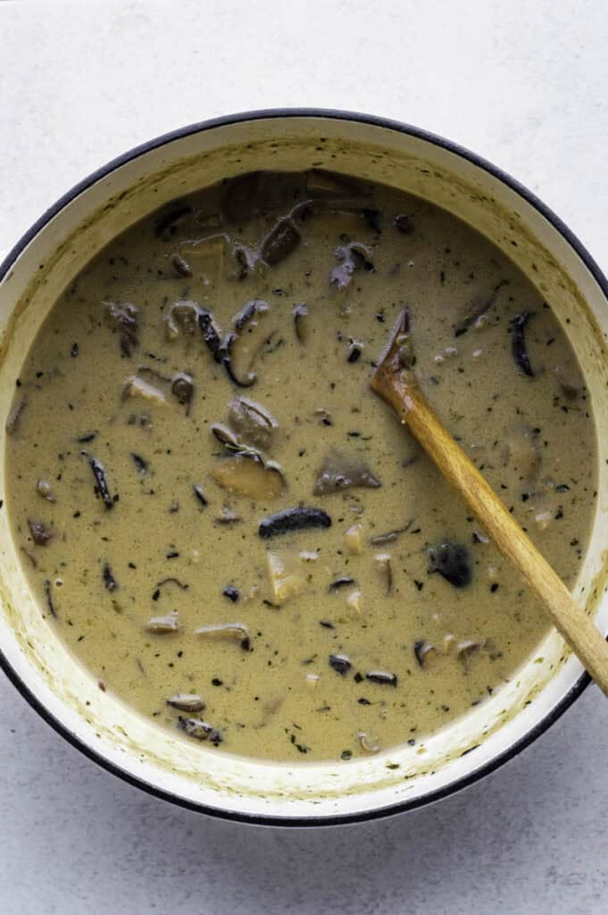 Creamy Oyster Mushroom Soup with Thyme Sunglow Kitchen