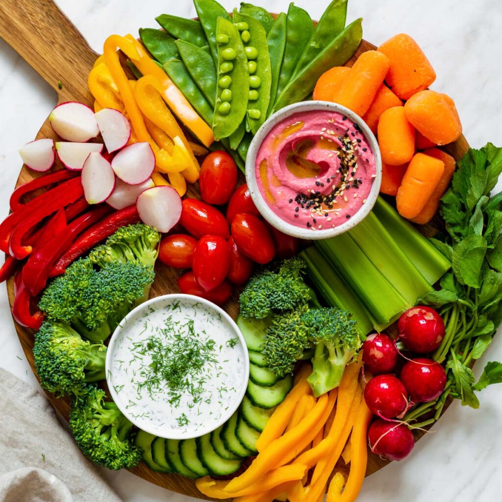 Vegetable Charcuterie Board (Veggie Board) Sunglow Kitchen