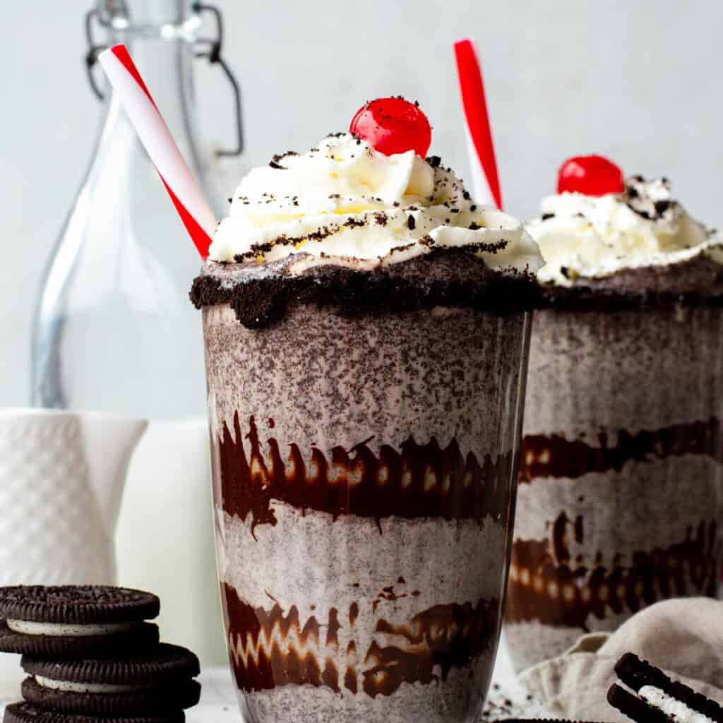 Oreo Milkshake without Ice Cream - Sunglow Kitchen