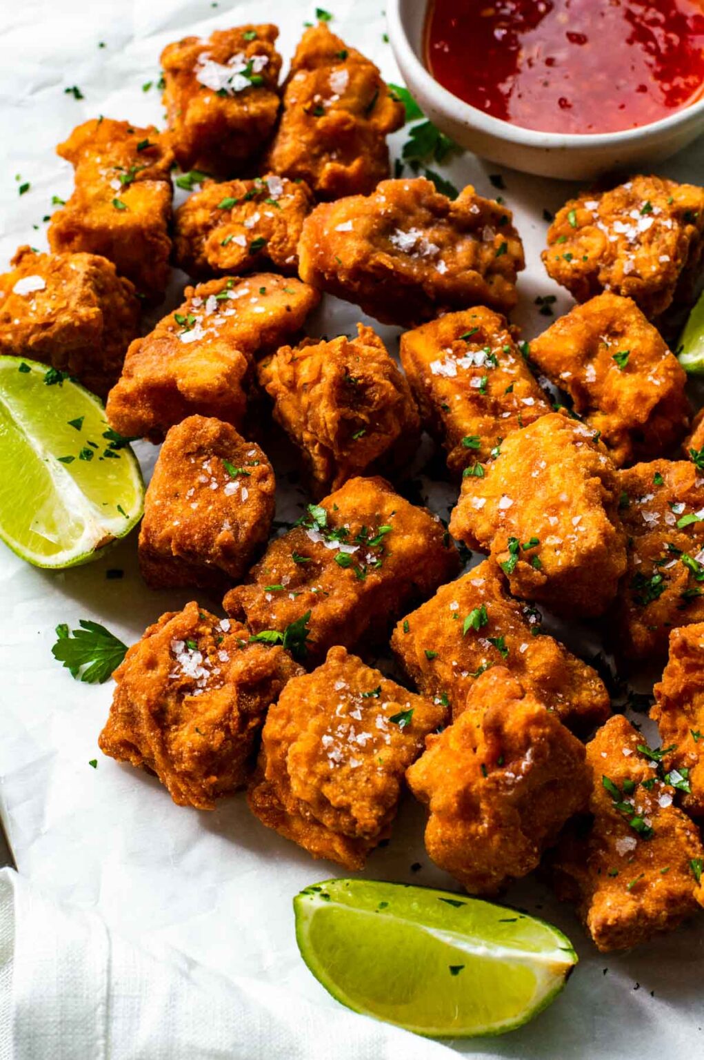 DeepFried Battered Tofu (Super Crispy!) Sunglow Kitchen