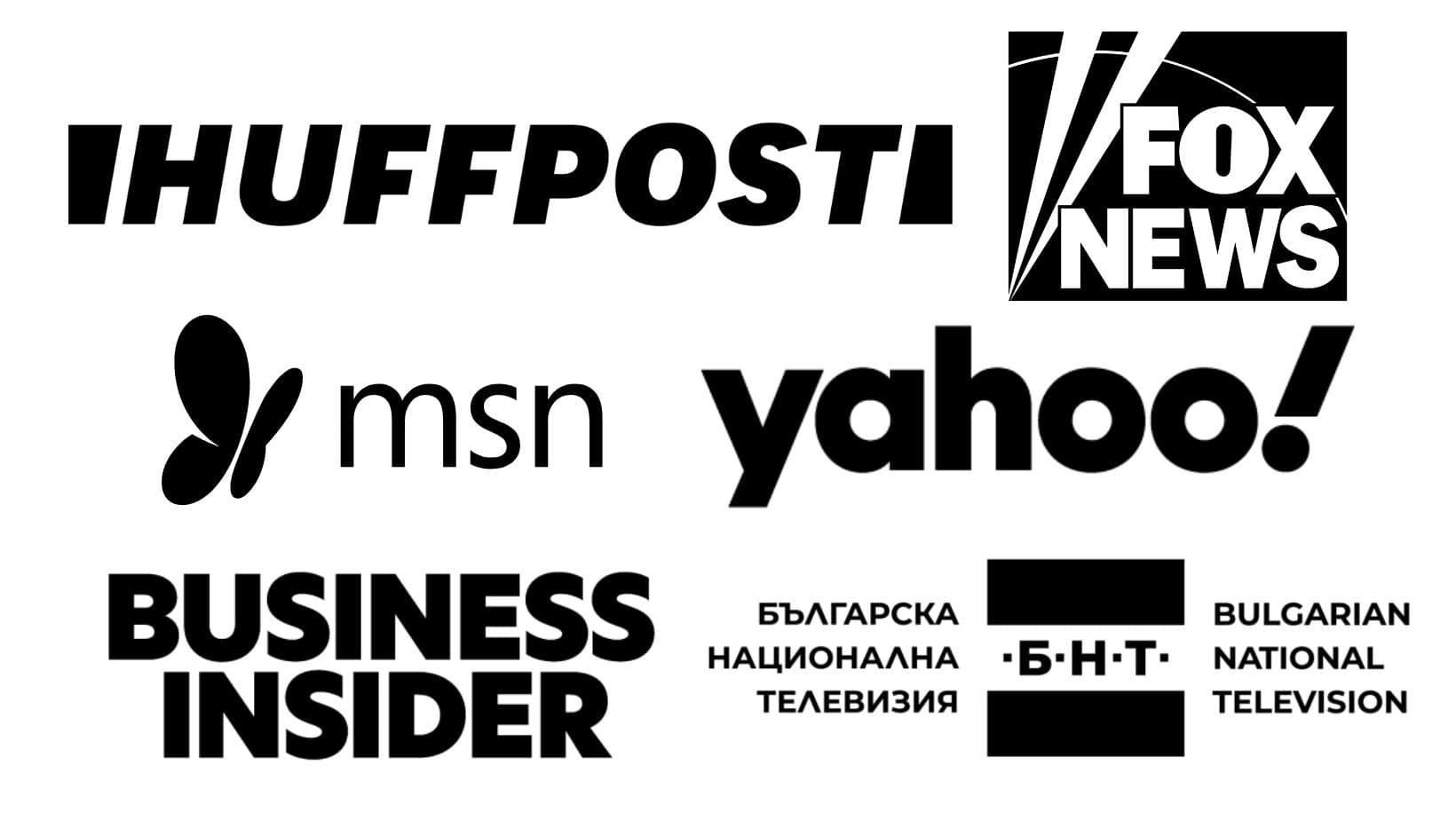 A collage of logos of brands Sunglow Kitchen has been featured on.